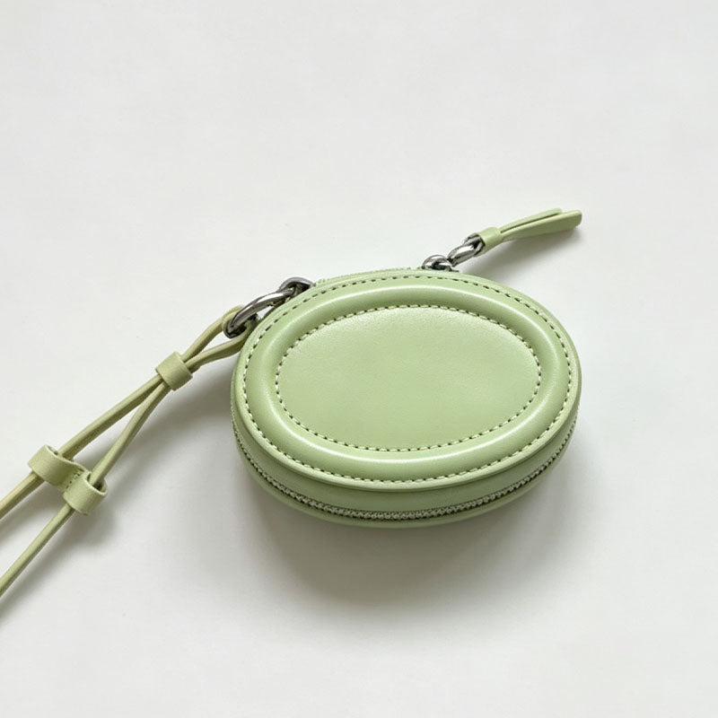Simple Solid Coloe Oval Case Earbud Case 6S10BWB102