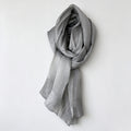 Elegant Solid Color Breathable Long Shawl Silk Scarf 6W6NSC219