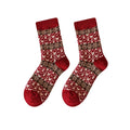 Vintage Floral Scrunch Socks - DippedShop Wholesale - #0275