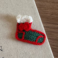 Crochet Christmas Tree Hair Clip - DippedShop Wholesale - #9763