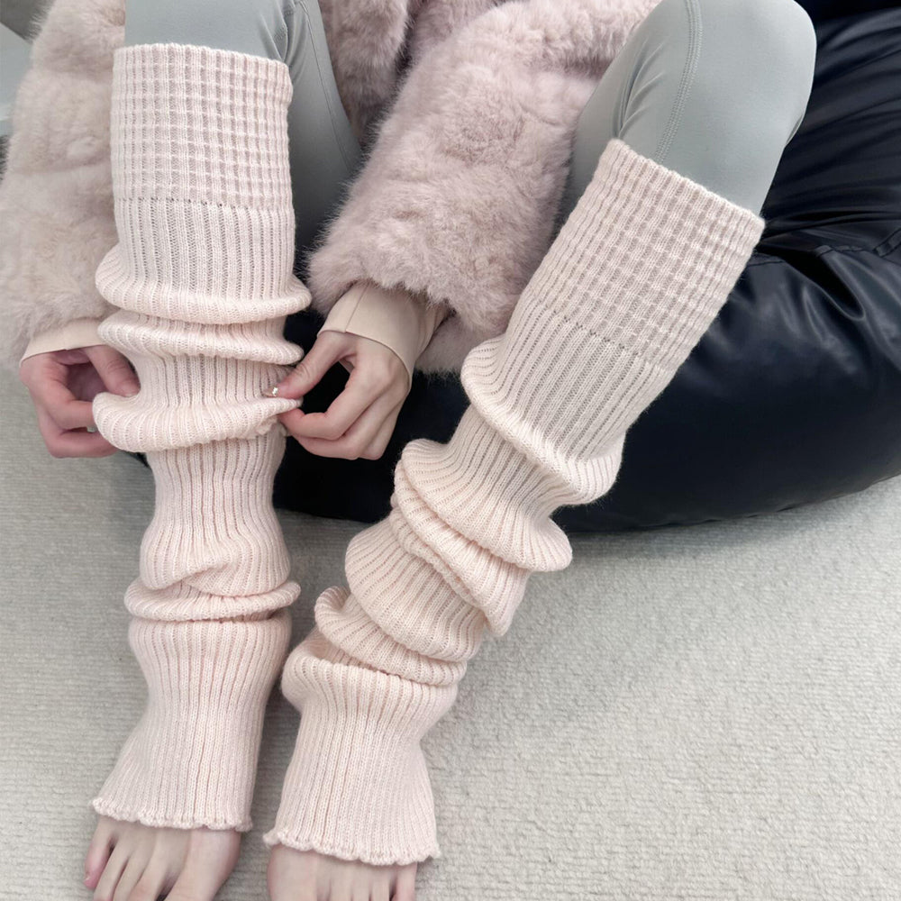 Chunky Ribbed Knit Leg Warmers - DippedShop Wholesale - #1267