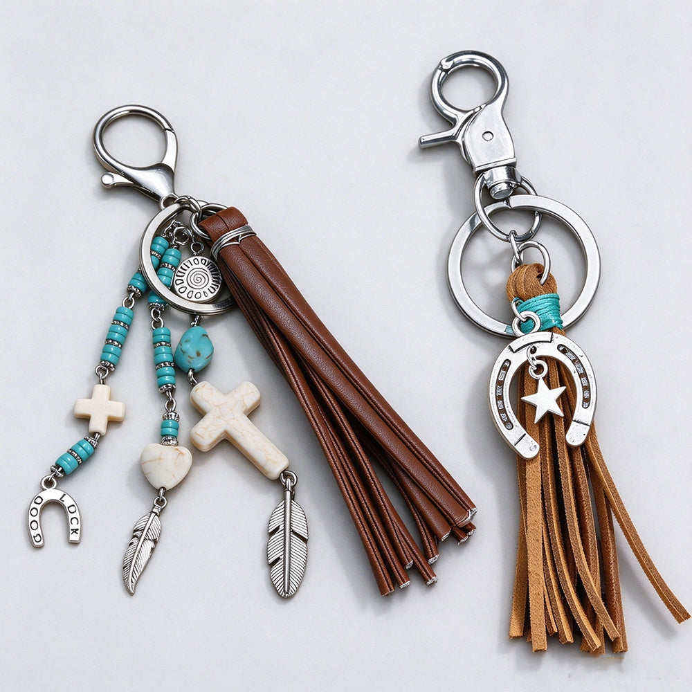 Western Cowgirl Bag Charm - DippedShop Wholesale - #8755