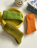 Winter Warm Ribbed Wool-Blend Slouchy Socks 6W8FSO679