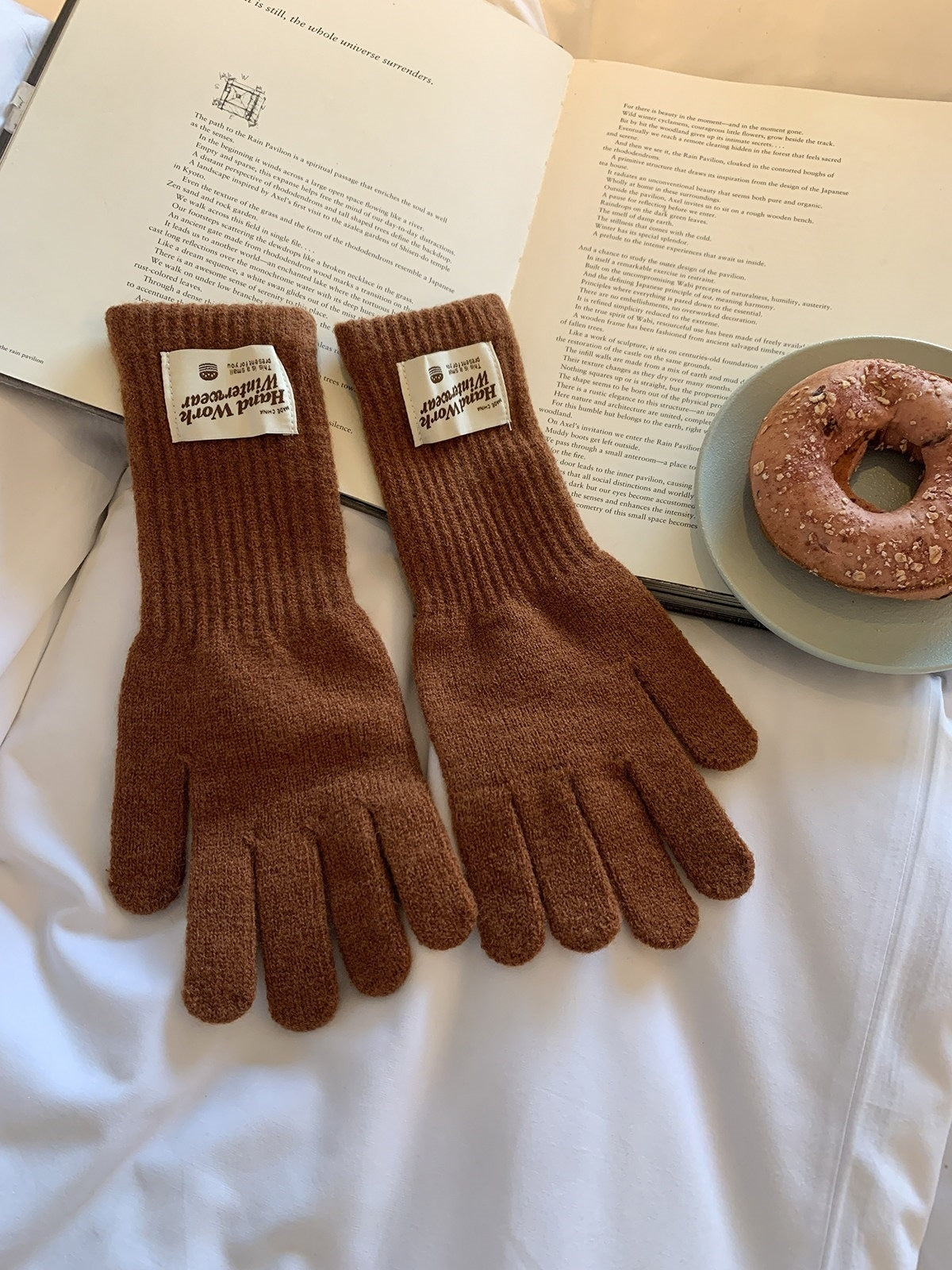 Minimalist Solid Color Full Finger Warm Gloves 6W6GLO88
