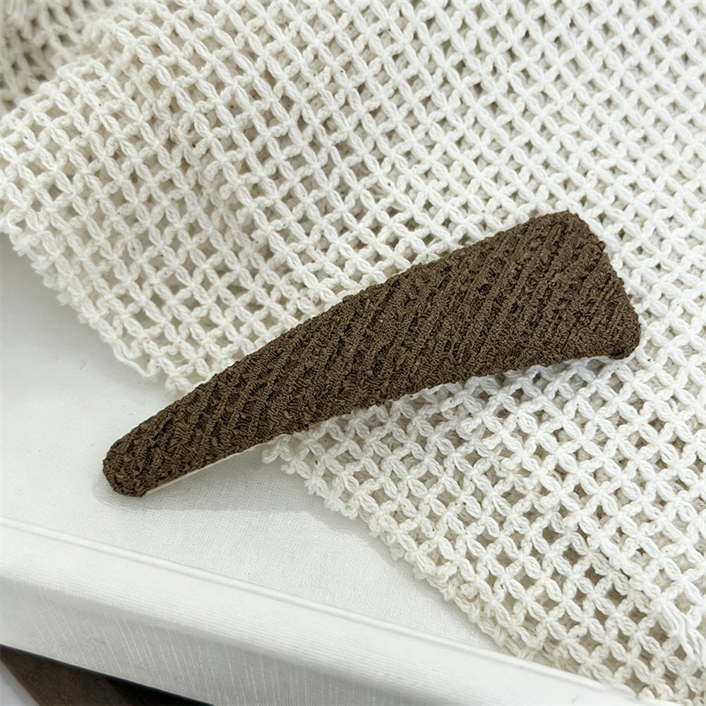 Simple Ruched Fabric No Crease Hair Clip 6W6HCP1620