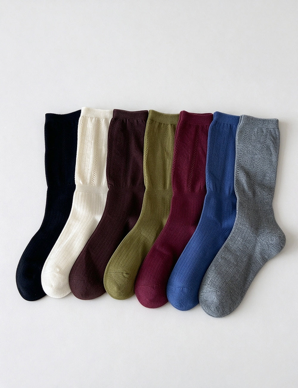 Solid Color Elastic Socks - DippedShop Wholesale - #4739