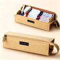 Minimalist Solid Color Pencil Case with Handle 6S10BOB1062