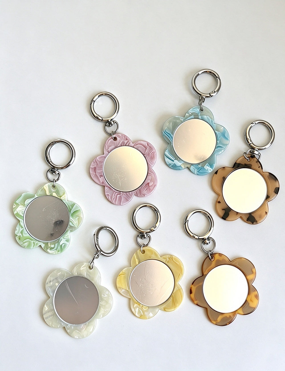 Pocket Makeup Mirror Keychain - DippedShop Wholesale - #6339