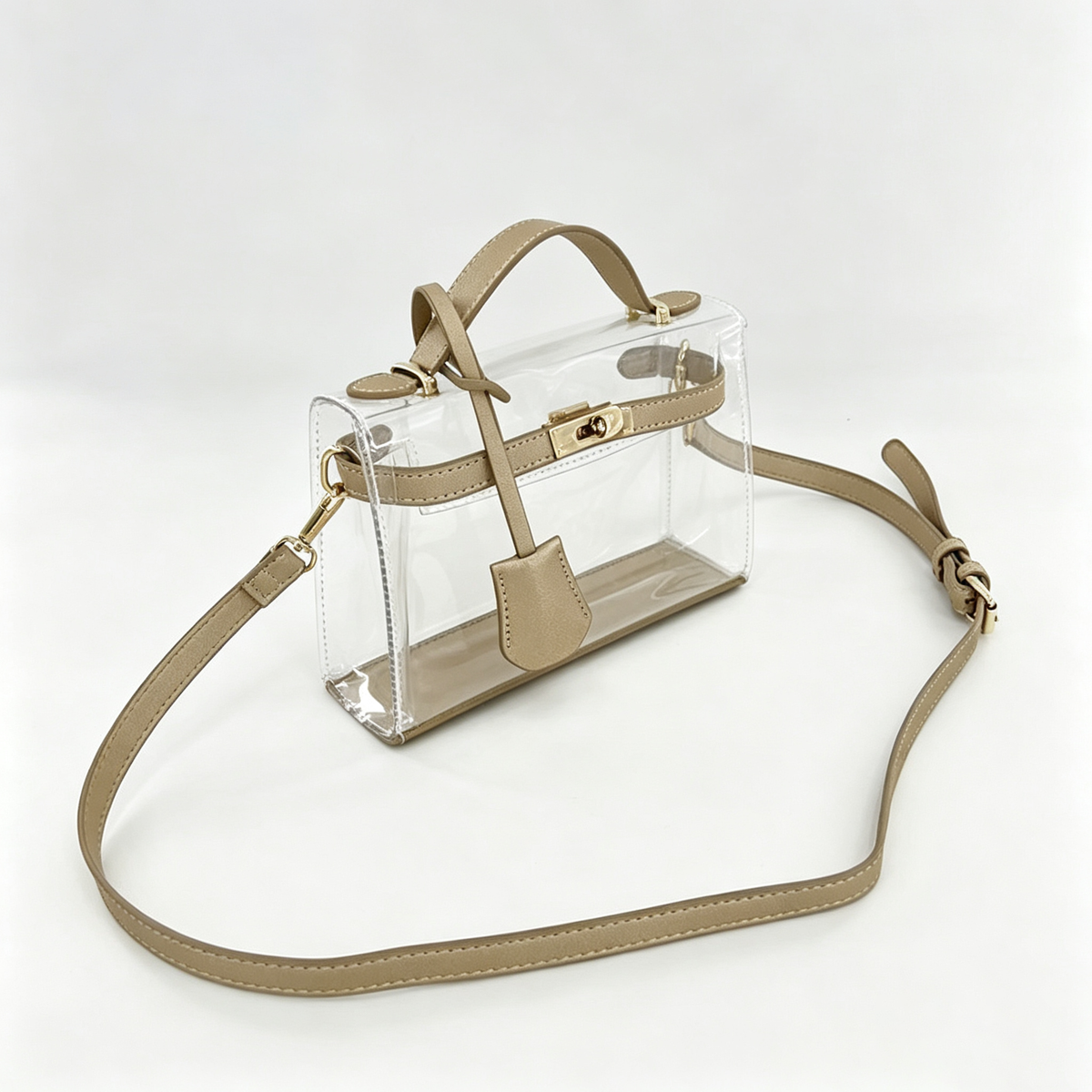 Minimalist Transparent Jelly Shoulder Bag 6W10BBG2116