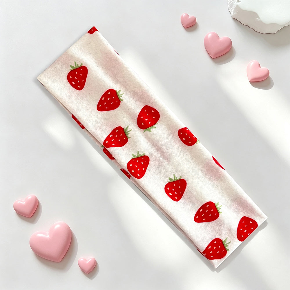 Sweet Floral Print High Elastic Headband 6W6HBD412