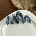 Elegant Tortoise Shell Wavy Acetate Hair Claw 6W6HCP1642