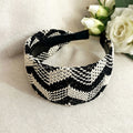 Trendy Hollow Out Woven Wide Hadband 6W6HBD288