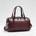 Vintage Glossy Leather Mini Barrel - DippedShop Wholesale - #2739
