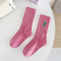 Heart Embroidery Socks - DippedShop Wholesale - #9283