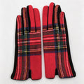 Color Contrast Plaid Touch Screen - DippedShop Wholesale - #4931