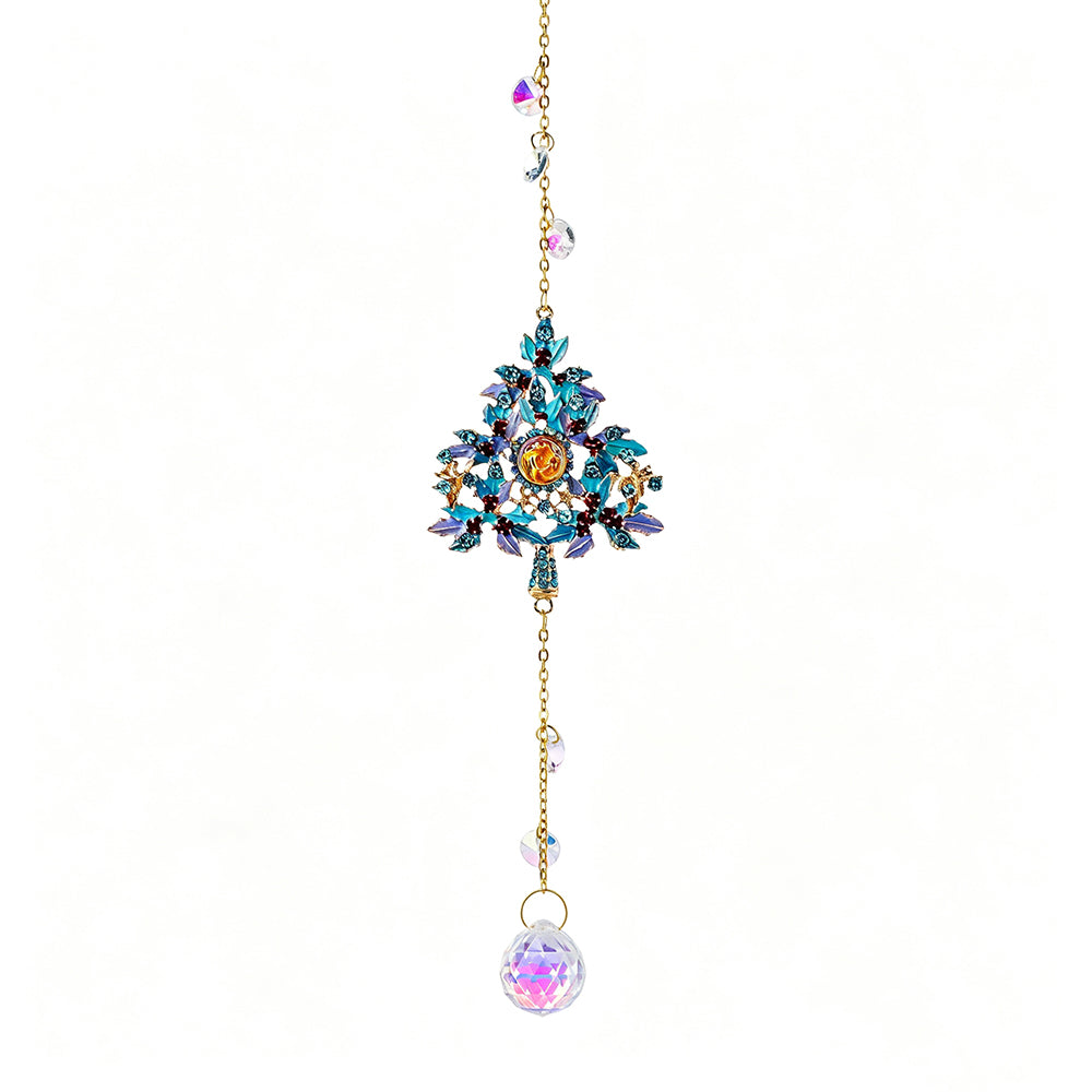 Crystal Christmas Tree Snowflake Pendant Suncatcher 6H7HLS190