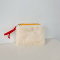 Fluffy Plush Color Block Mini Coin Purse 6W10BWB375