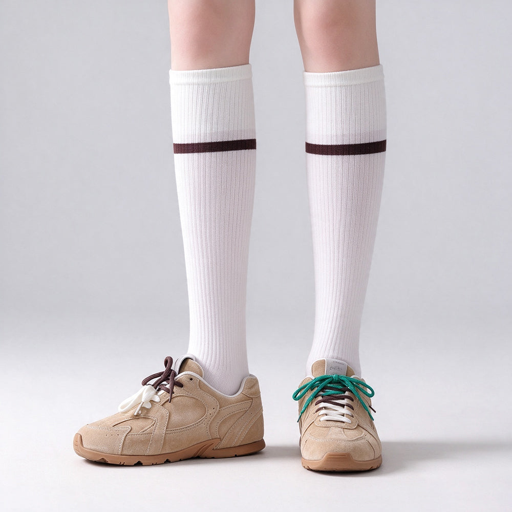 Stylish Color Block Striped Five-finger Socks 6W8FSO1012