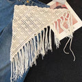 Boho-Style Hollow Tassel Skirt Belt 6W6JBT239