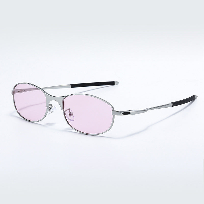Oval Frame Polarized Cat-eye Sunglasses MK2PPIM6W6GSG206
