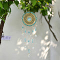 Multicolor Large Flower Wreath Crystal Sun Catcher 6H7HLS207
