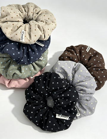 Polka Dot Scrunchies - DippedShop Wholesale - #1987