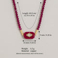 Evil Eye Beaded Necklace - DippedShop Wholesale - #4083