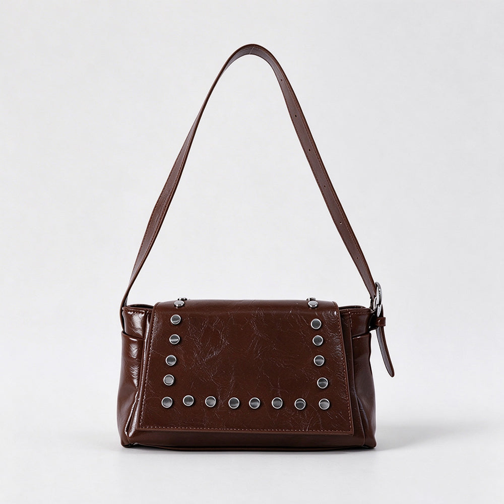 Vintage Punk Studded Flap Shoulder - DippedShop Wholesale - #7923