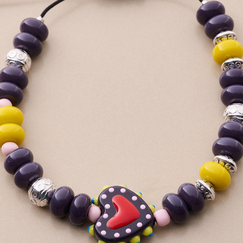 Heart Beaded Bracelet - DippedShop Wholesale - #6611