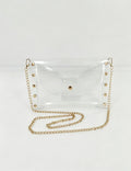 Fashion Clear PVC Envelope Clutch Shoulder Bag 6W10BBG2119