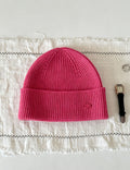 Simple Ribbed Knit Solid Color Beanie Hat 6W6HAT553