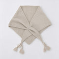 Thick Chunky Knitted Triangle Shawl - DippedShop Wholesale - #8147