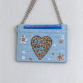 Leopard Heart Card Wallet - DippedShop Wholesale - #6883