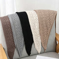 Fashion Hollow Out Knit Triangle Shawl Wrap 6W6NSC47
