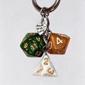 Polyhedron Dice Keychain Charm - DippedShop Wholesale - #0691