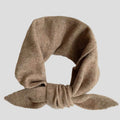 Solid Color Wool Knit Triangle Scarf 6W6NSW277