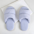 Trendy Color Block Striped Non-Slip Indoor Slippers 6W8FSP288