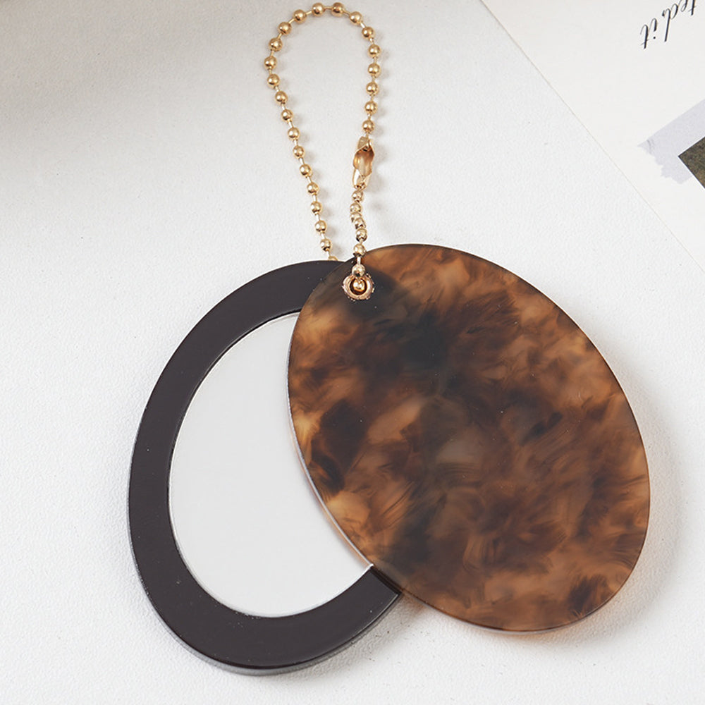 Oval Acetate Bag Charm - DippedShop Wholesale - #2611