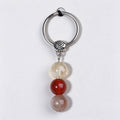 Natural Stone Crystal Keychain - DippedShop Wholesale - #2547