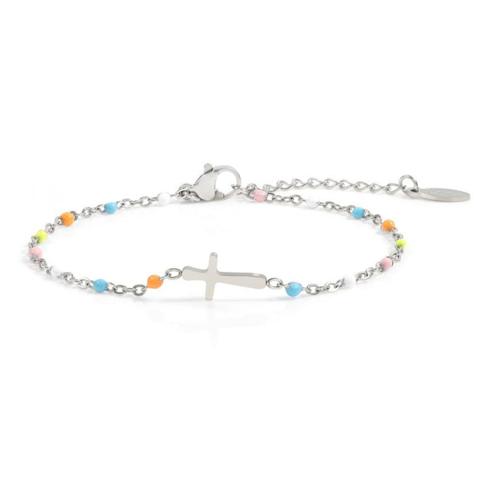 Cross Bead Chain Bracelet - DippedShop Wholesale - #0803