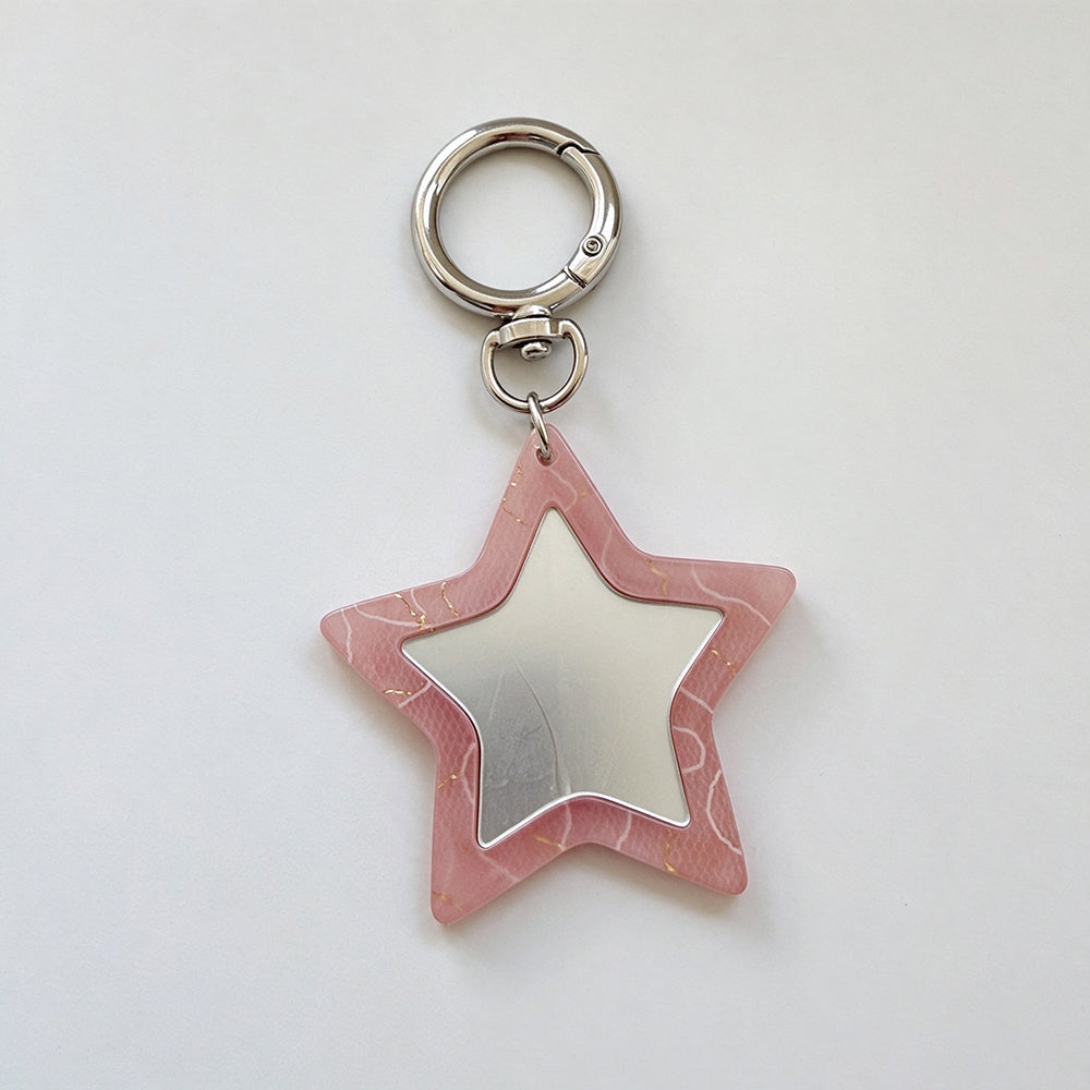 Cute Five-Point Star Mirror Pendant Bag Charm 6W10BBC860