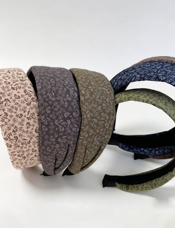 Vintage Floral Print Non-Slip Wide Headband 6W6HBD319