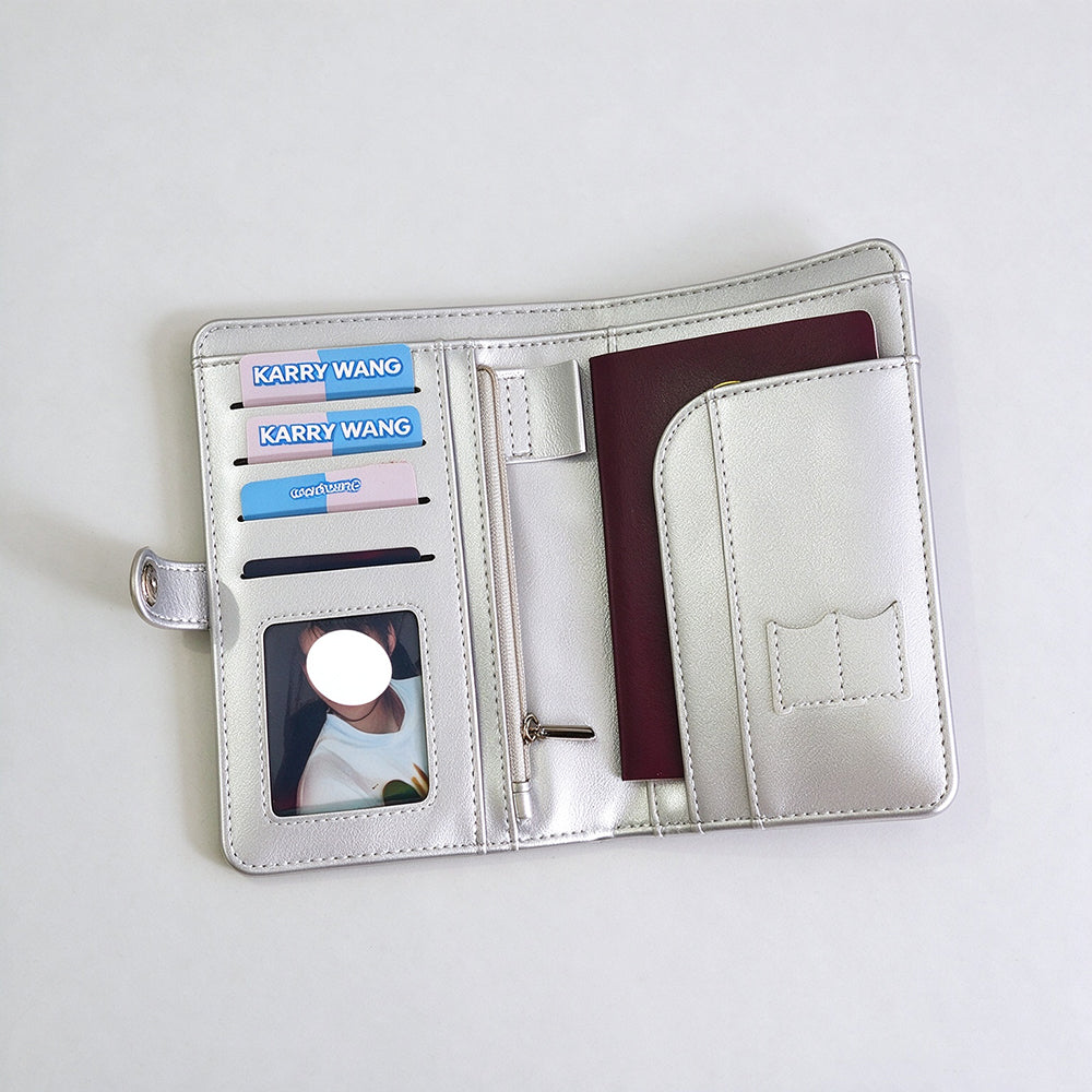 Embossed Leather Wristlet Wallet - DippedShop Wholesale - #5411