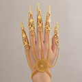Punk Gothic Halloween Hand Chain Bracelet 6W6JBR629