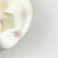 Wrap Heart Rhinestone Earrings - DippedShop Wholesale - #1043