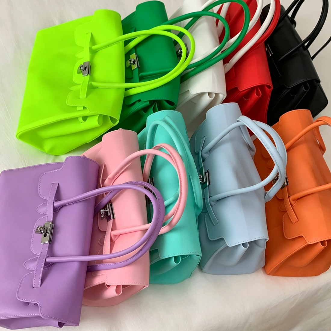 Jelly Tote Shoulder Bag - DippedShop Wholesale - #6931
