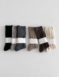 Slouchy Knit Crew Socks - DippedShop Wholesale - #5523