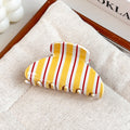 Striped Hair Claw - DippedShop Wholesale - #9635