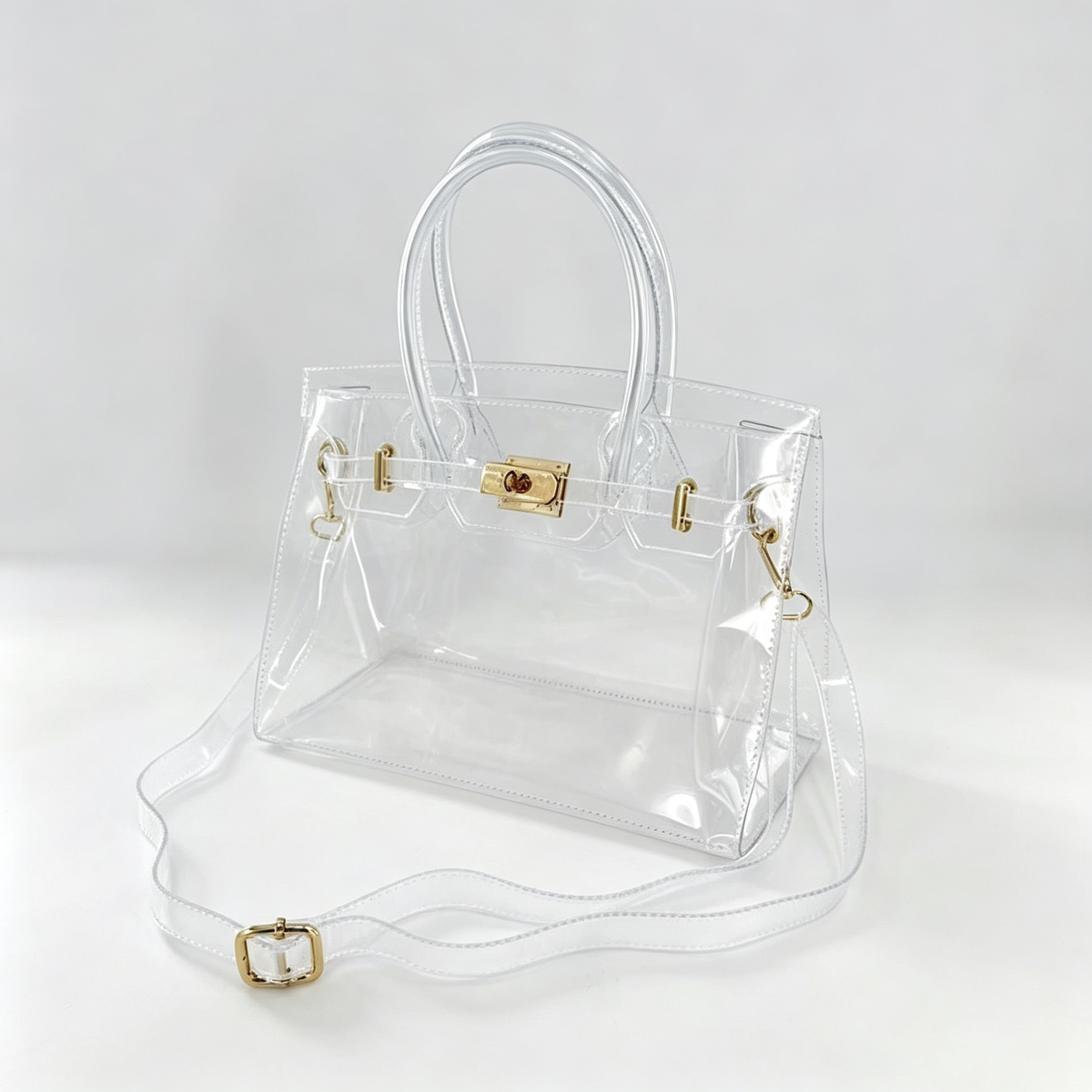 Jelly Clear Tote Stadium Approved Shoulder Bag 6W10BBG2123