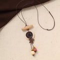Coconut Shell Pendant Necklace - DippedShop Wholesale - #6419